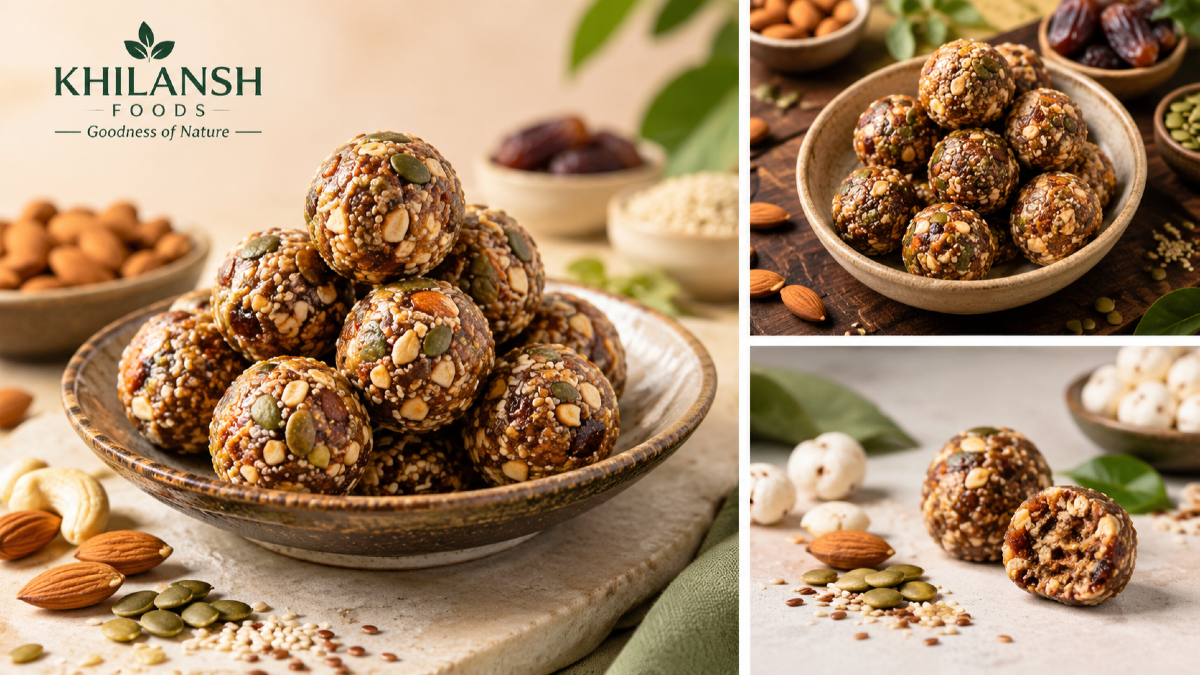 The Goodness of Premium Handcrafted Dry Fruit Laddoos: A Naturally Nourishing Power House by Khilansh Foods
