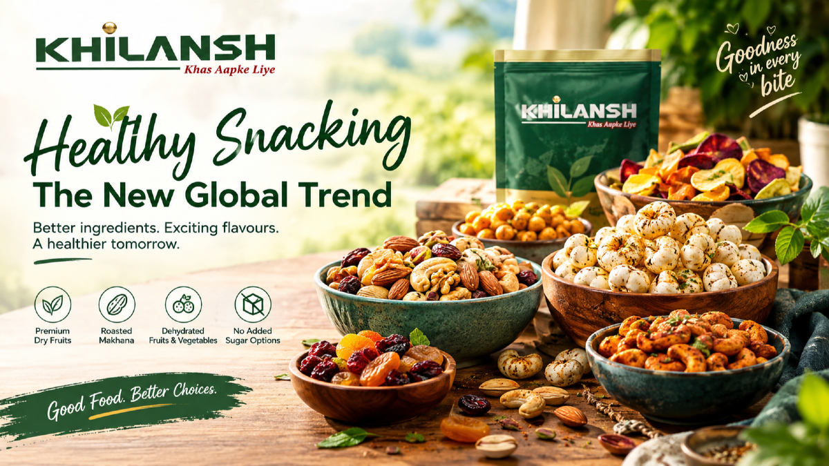 Healthy Snacking – The New Global Trend | Khilansh Foods