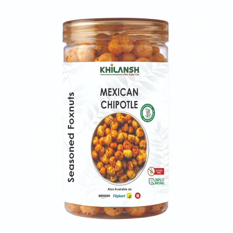 Chipotle Roasted Makhana in Olive Oil – Gluten-Free & Low-Calorie | 70g